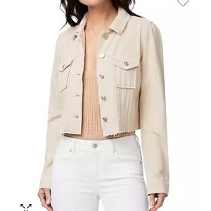Paige cropped denim jacket